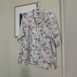 Vintage BonWorth Multicolor Floral Blouse